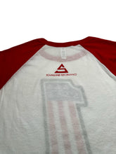 Load image into Gallery viewer, Schauland Performance America #1 Logo Baseball Tee (Red Sleeve)
